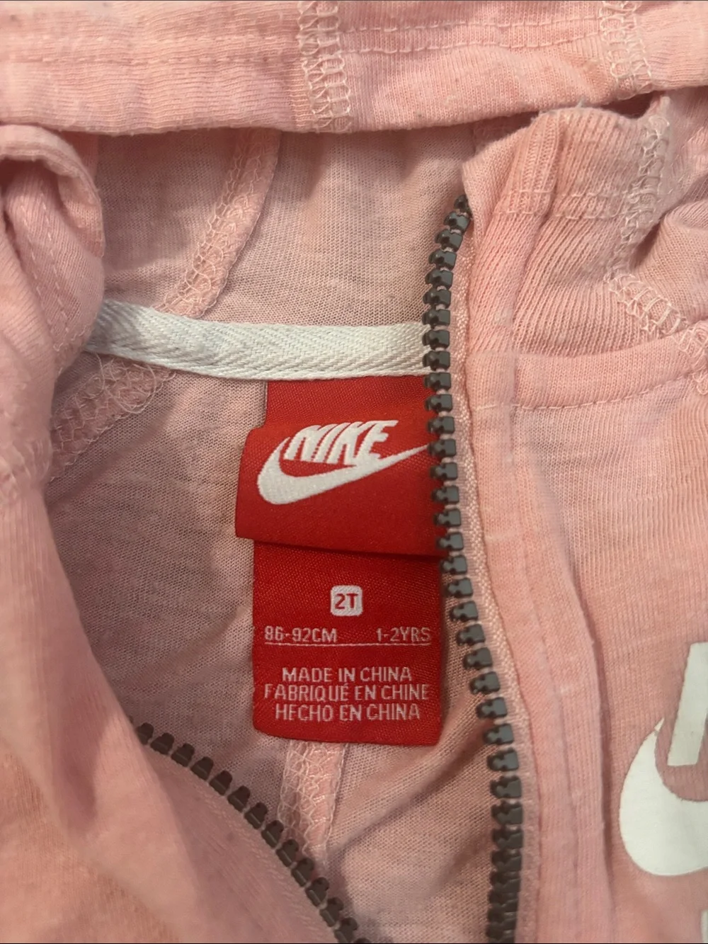 Nike Pink Girls' Zip Hoodie & Joggers Set